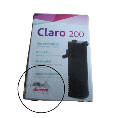 Poškozený Filtr Claro  200 (obal)